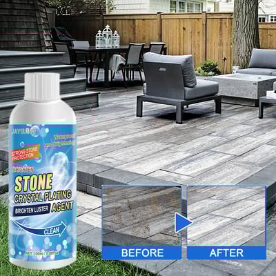 Stone Crystal Plating Agent – 250ml Marble & Tile Polishing and Stain Remover