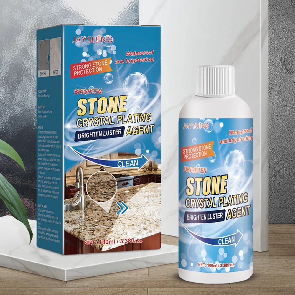 Stone Crystal Plating Agent – 250ml Marble & Tile Polishing and Stain Remover - Image 3